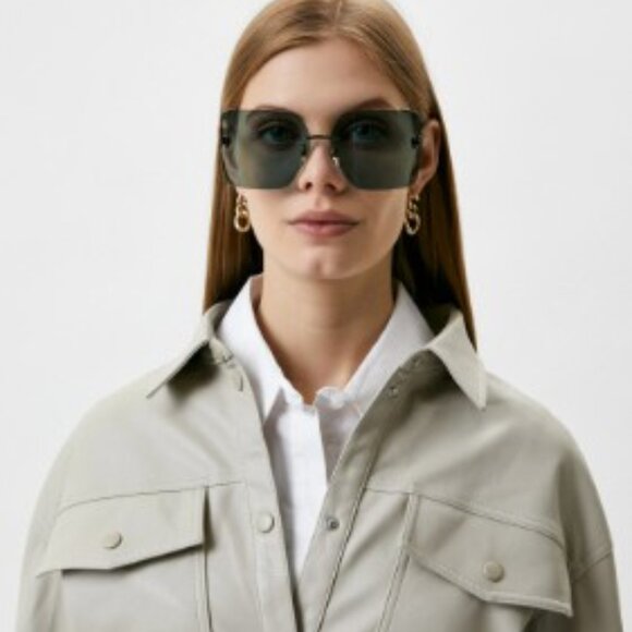 Isabel Marant IM0081/S 06LB KU Square Sunglasses - Ruthenium/Blue main image 9